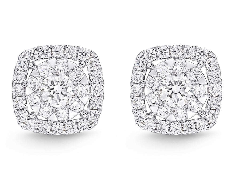 Fine Jewelry - Mémoire Diamond Bouquet Earrings .66 Carats