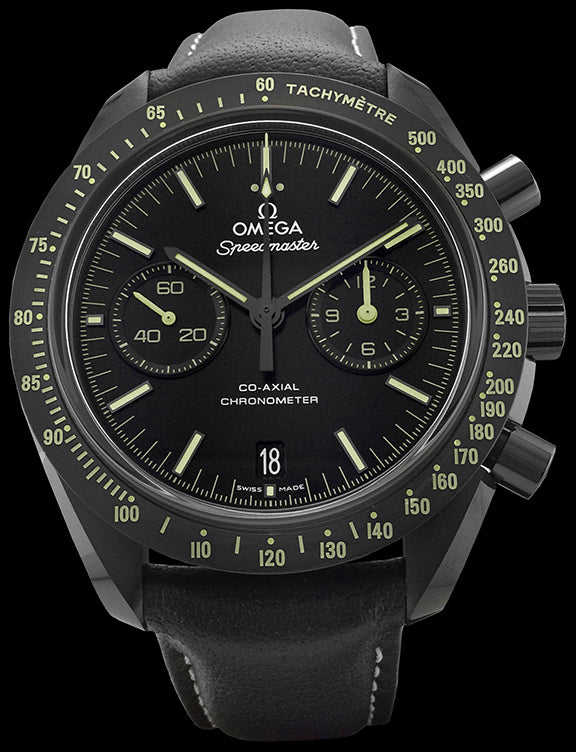 omega moon watch black