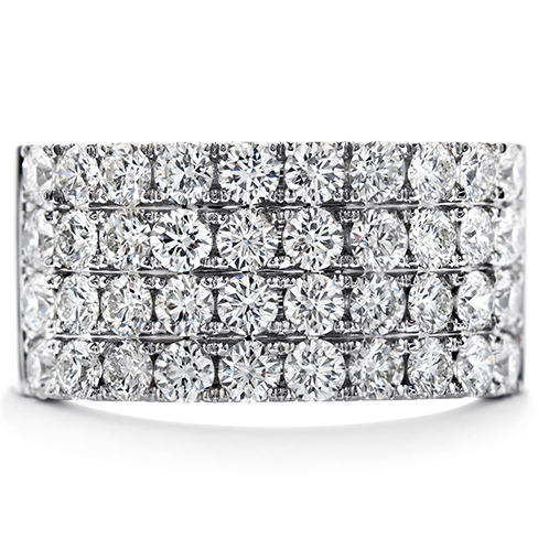 Hearts on Fire - Truly Classic Four-Row Right Hand Ring