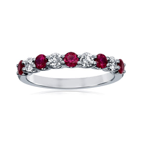 Fine Jewelry - Ruby and Diamond Band