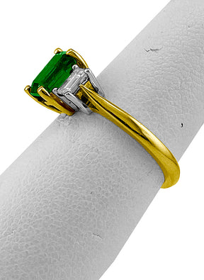 Fine Jewelry - Emerald Three Stone Ring