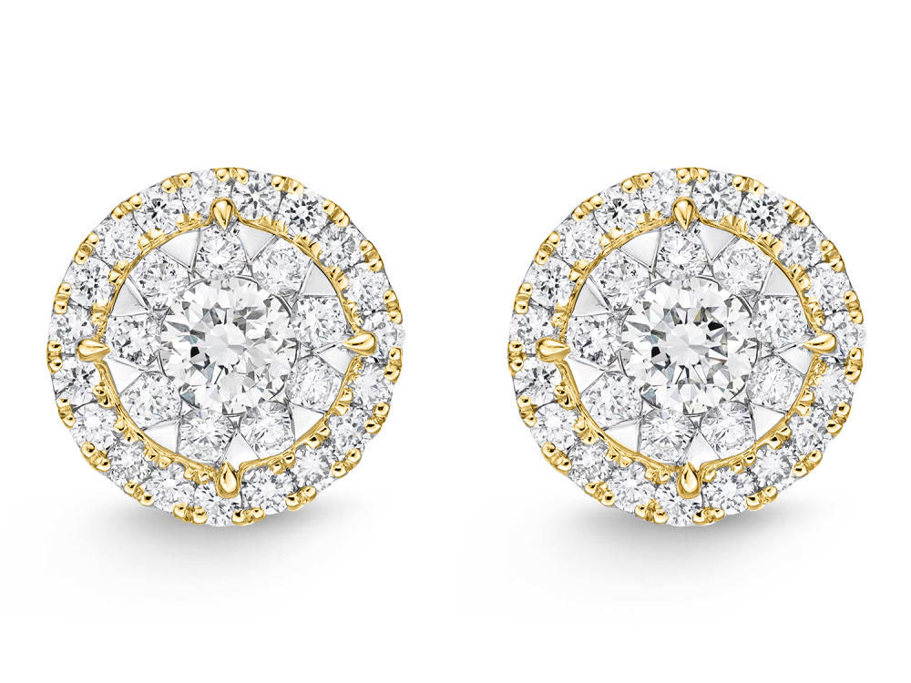 Fine Jewelry - Mémoire Diamond Bouquet Earrings .62 Carat