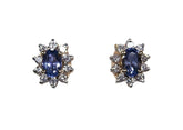 Fine Jewelry - Tanzanite and Diamond Earrings