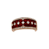 Fine Jewelry - Rose Gold Ruby and Diamond Ring