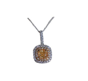Fine Jewelry - Double Halo White Diamond Necklace