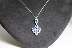 Fine Jewelry - Sapphire Diamond Necklace