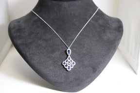 Fine Jewelry - Sapphire Diamond Necklace